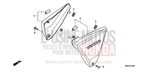 COUVERCLE LATERAL CB1100AD de 2013